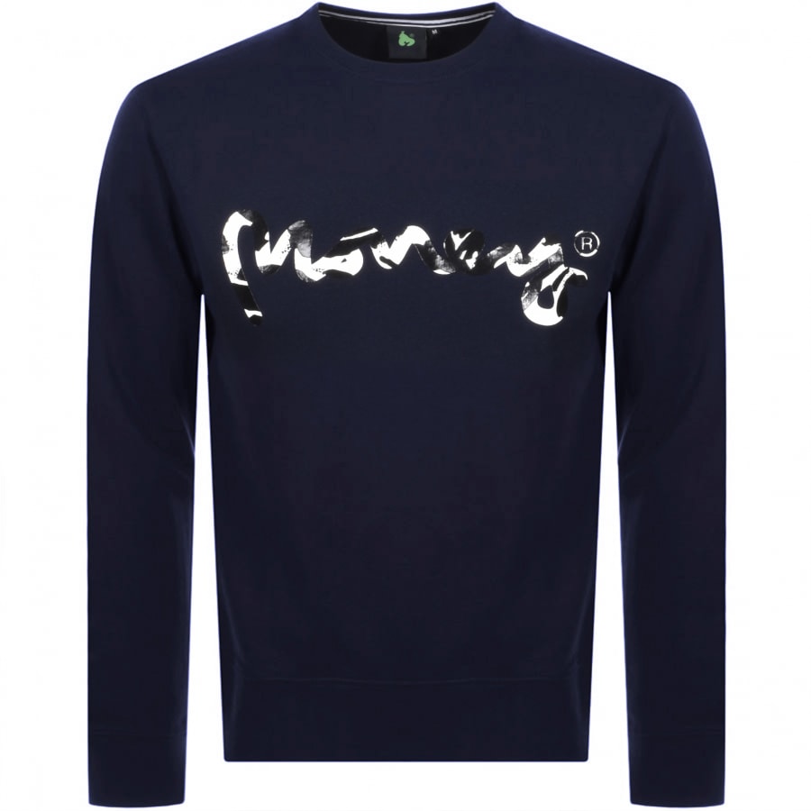 Alternative Image for ProductMoney Crew Neck Logo Tracksuit Navy2